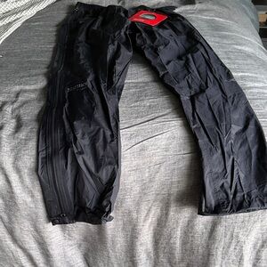 Women's Black Marmot PreCip pants
